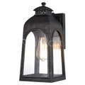 Perfecttwinkle 6.5 in. Pilsen Outdoor Wall Light Brushed Charcoal PE3272288